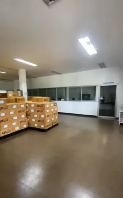 Warehouse and movement inside an overseas factory