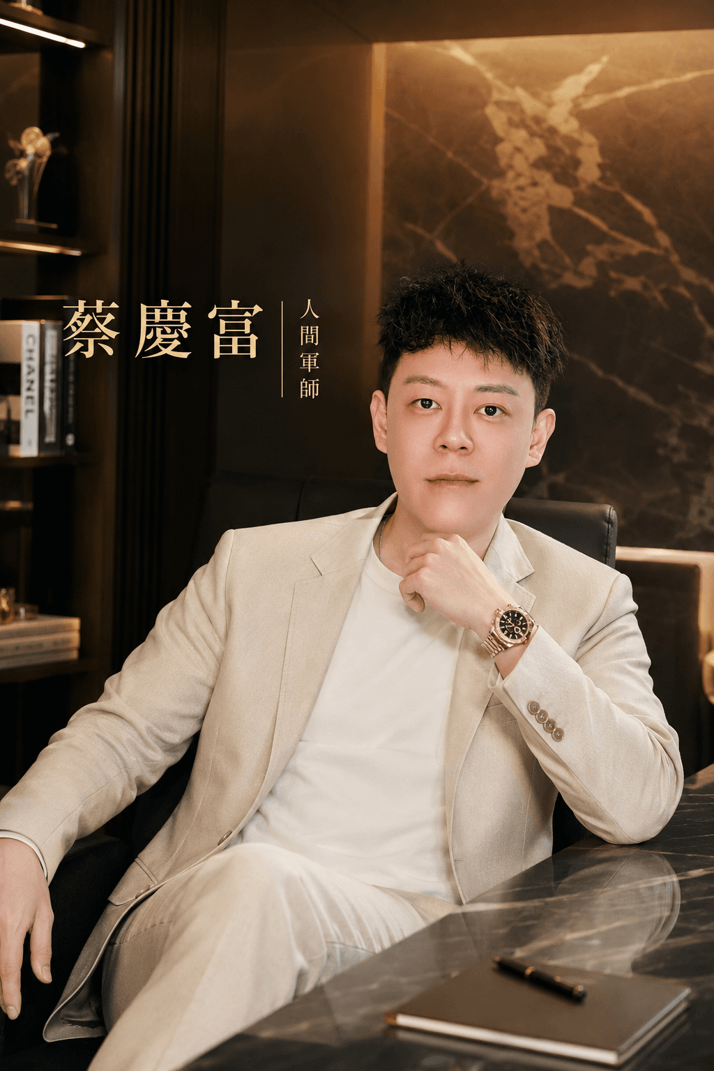 蔡慶富｜人間軍師首頁主視覺